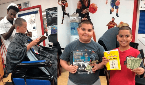 Facebook: peluquería le paga a niños que leen mientras se cortan el cabello por esta increíble razón [VIDEO]