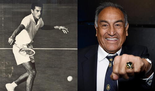 El histórico tenis peruano Alex Olmedo murió a los 84 años. Foto: composición/internet Alex Olmedo murió a los 84 años