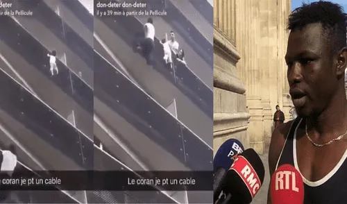 París: Identifican al héroe que trepó cuatro pisos para rescatar a niño [VIDEO]