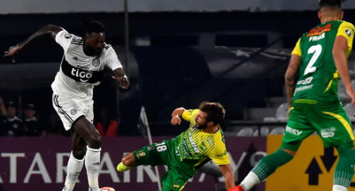 Olimpia vs. Defensa y Justicia por la Copa Libertadores. Foto: Conmebol Olimpia vs. Defensa y Justicia por la Copa Libertadores. Foto: Conmebol