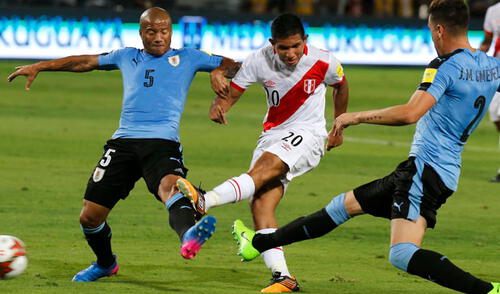 Perú vs. Uruguay: ver el golazo de Edison Flores para el 2-1 de la ‘Bicolor’ en Eliminatorias [VIDEO]