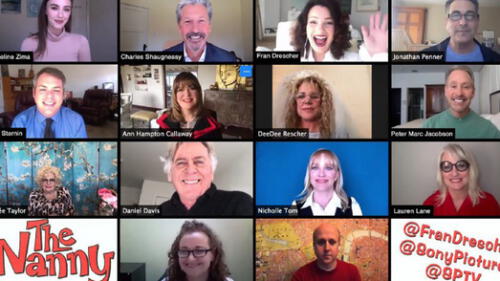 Elenco de serie La Niñera se reúne de manera virtual