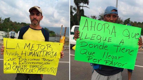 Venezolanos en frontera con Colombia claman ingreso de ayuda humanitaria [VIDEO]