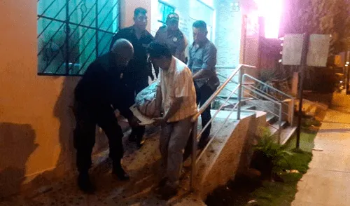 Cuerpo fue trasladado a la morgue de Trujillo.