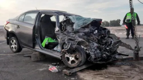 Policía y acompañante mueren en accidente de tránsito en Tacna Policía y acompañante mueren en accidente de tránsito en Tacna