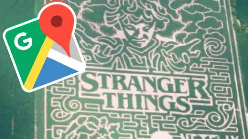 Google Maps: Captan laberinto de Stranger Things en una granja de Estados Unidos [FOTOS]