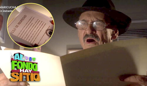 "Al fondo hay sitio" sigue revelando más secretos en sus nuevos capítulos. Don Gilberto descubrió uno que cambiaría la trama para siempre. Foto: composición LR/América TV Al fondo hay sitio, Don Gilberto, Gustavo Bueno