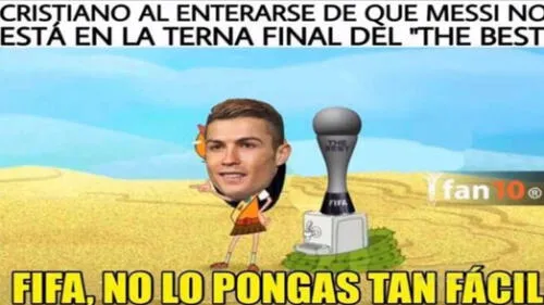Facebook: los hilarantes memes de los premios The Best 2018 [FOTOS]
