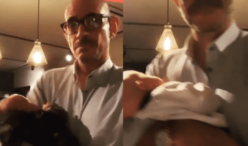 Ricardo Morán y su hijo enamoran en Instagram con gran parecido