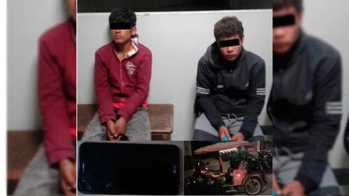 Chiclayo: detienen a menores pertenecientes a la banda “Los Huachiturros”