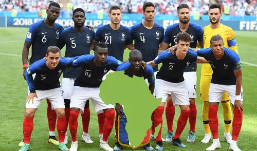 El poderío ‘foráneo’ de Francia: de sus 23 seleccionados, 14 son de origen africano