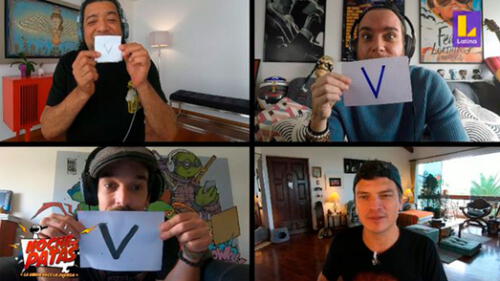 Noche de patas se las ingenió para no salir del aire tras las medidas de aislamiento social generadas debido a la pandemia. Foto: captura Latina