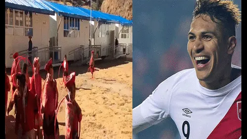 A casi 4 metros de altura, niños muestran su apoyo a la selección con conmovedor gesto [VIDEO]