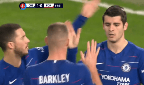 Chelsea vs Nottingham Forest: Álvaro Morata anotó doblete y no lo celebró [VIDEO]