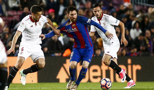 Con goles de Messi y Suárez, Barcelona goleó a Sevilla y se mantiene en la puja por la punta | VIDEO