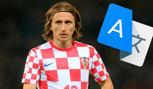 Google Traductor: Confuso resultado al escribir "Luka Modric" en la app