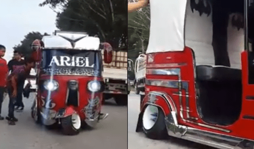 Facebook: Joven exhibe su mototaxi ‘tuneada’ y causa furor en redes [VIDEO]