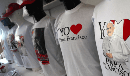 Papa Francisco en Perú: Dos millones de polos se venderán en Gamarra