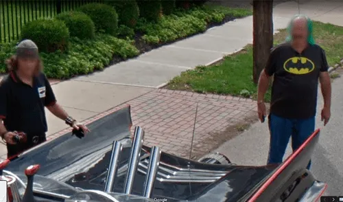 Google Maps: rastrean el ‘Batimóvil’ de Batman en el mundo real y fans de DC enloquecen al verlo [FOTOS]
