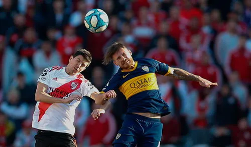 River Plate y Boca Juniors chocan en el estadio Monumental por la Superliga Argentina 2019. (Créditos: EFE) River Plate y Boca Juniors chocan en el estadio Monumental por la Superliga Argentina 2019. (Créditos: EFE)