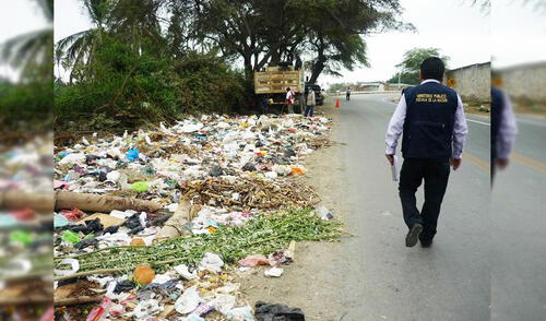 Piura: constatan arrojo de dos toneladas de basura en calles