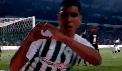 Paolo Hurtado anotó gol agónico sobre el Besiktas y dio empate a Konyaspor [VIDEO]