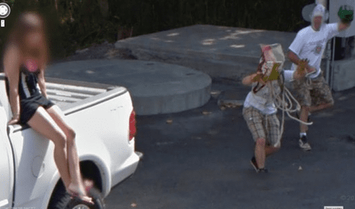 Google Maps: Mascota y su dueño acaparan todas las miradas por singular rasgo [FOTOS] 