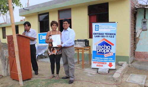 Damnificados podrán acceder al Bono Familiar Habitacional