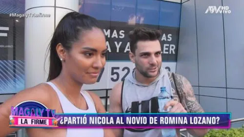 Exnovio de Romina Lozano reacciona mal tras revelarse romance con Nicola [VIDEO]