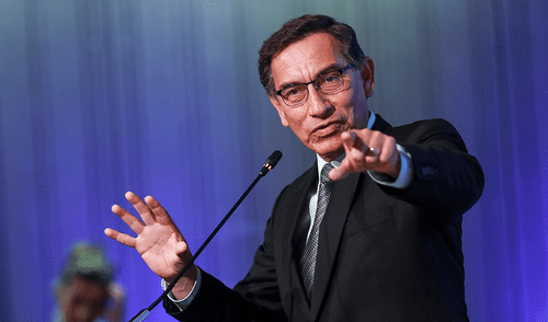 Mandatario Martín Vizcarra durante GORE Ejecutivo. Foto: Presidencia Perú.