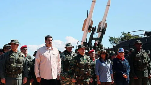 Nicolás Maduro amenazó con desplegar misiles a la frontera con Colombia. Foto: difusión Nicolás Maduro misiles