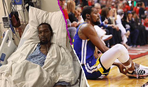 NBA: Kevin Durant confirma que se rompió el tendón de Aquiles