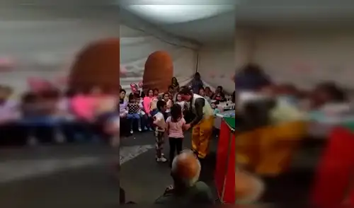 Vía Facebook: Respuesta de niño a payaso genera polémica en la red [VIDEO]