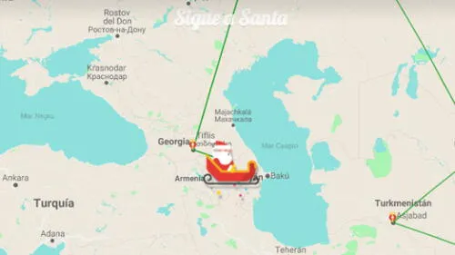 ¿Dónde está Papá Noel? Sigue la ruta de esta Navidad 2019 en vivo  [VIDEO]