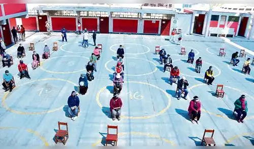 ATENCIÓN. Se realizaron pruebas rápidas en colegios y centros de salud de forma gratuita y masiva durante tres días.