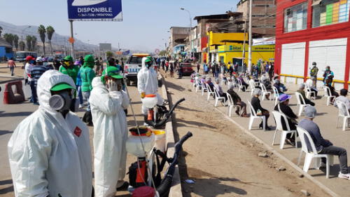 La Municipalidad de VMT dispuso el cierre del mercado Micaela Bastidas, ubicado frente al terminal pesquero.