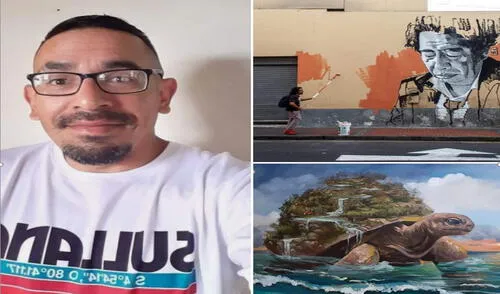 Reconocido muralista es víctima de la delincuencia en Lima. Foto: El Chilalo Noticias. muralista