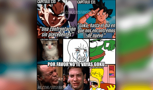 Dragon Ball Super 131: Memes del último capítulo arrasan en Facebook Dragon Ball Super 131: Memes del último capítulo arrasan en Facebook