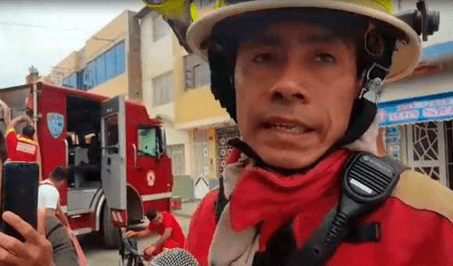 Capitán Nelson Torres Samillán, jefe de la primera brigada Salvadora Chiclayo N° 27.