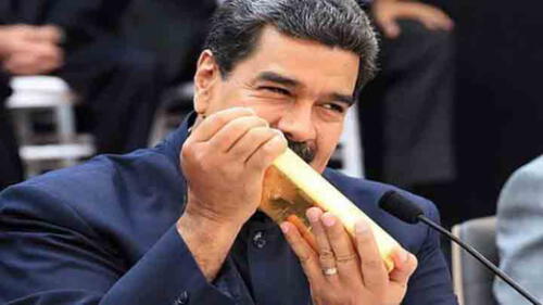 Régimen de Maduro sacó irregularmente ocho toneladas de oro del Banco Central de Venezuela Régimen de Maduro sacó irregularmente ocho toneladas de oro del Banco Central de Venezuela