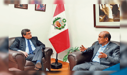 Reunión. Sostuvieron alcalde, Traverso y congresista Sheput.