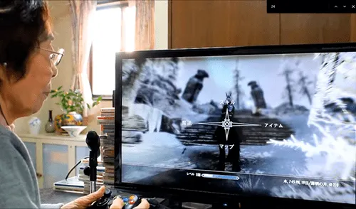 Hamako Mori, gamer de 89 años.