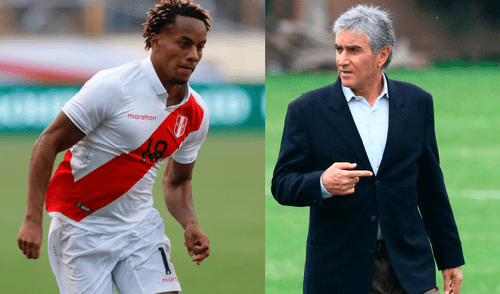 Juan Carlos Oblitas se refiere sobre André Carrillo