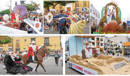 Ovacionados. Los campeones mundiales y laureados de marinera, Koki Beteta y Verónica Pujazón, arrancaron sendos aplausos.