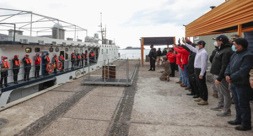La embarcación inició su segunda campaña el último viernes. Foto: PCM.