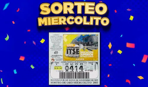 Lotería Nacional de Panamá HOY, 9 de noviembre: resultados EN VIVO del sorteo ‘Miercolito’