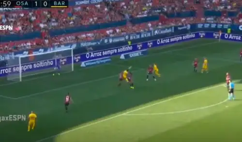 Barcelona vs. Osasuna: gol de Ansu Fati