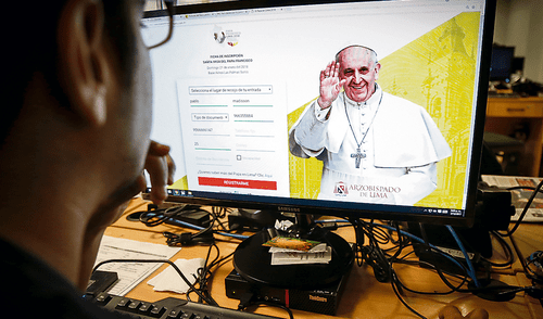 Entradas para misa del papa Francisco se darán desde este lunes 18