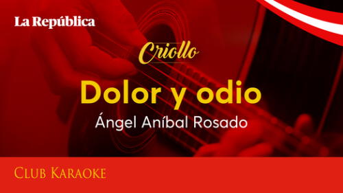 Dolor y odio, canción de Ángel Aníbal Rosado Dolor y odio, canción de Ángel Aníbal Rosado