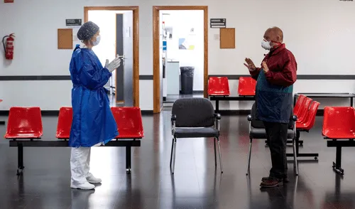 Diez Comunidades Autónomas presentarían 419 mil casos posibles de coronavirus. Foto: Marcial Guillén / EFE. España, posibles casos.
